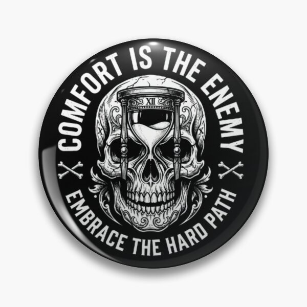 Item preview, Comfort Is The Enemy Embrace The Hard Path - Stoic Skull Gymwear designed and sold by OLLI_STORE.