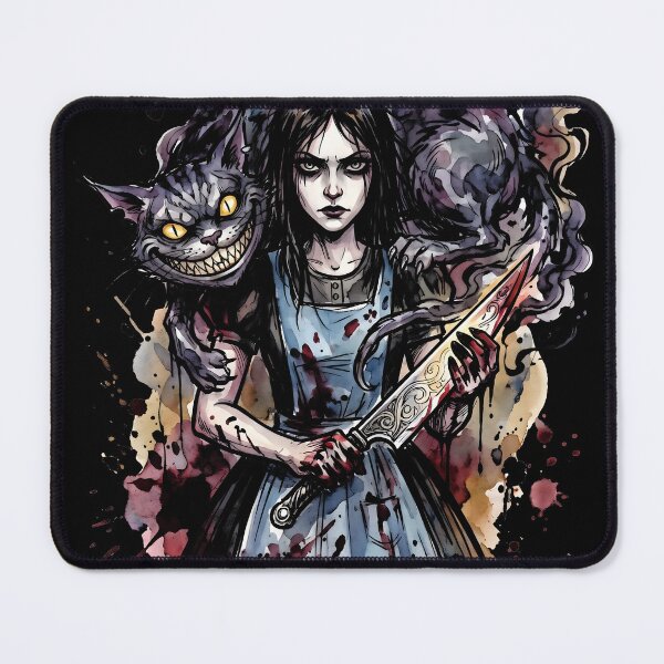 Item preview, Alice With The Vorpal Blade American McGee's Alice Ink Gaming Graphic Tee designed and sold by Senpaiwaves.