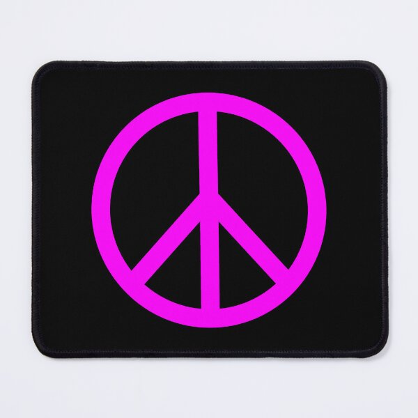 Item preview, Magenta Peace Sign Anti War Minimalist symbol designed and sold by pattern-archive.