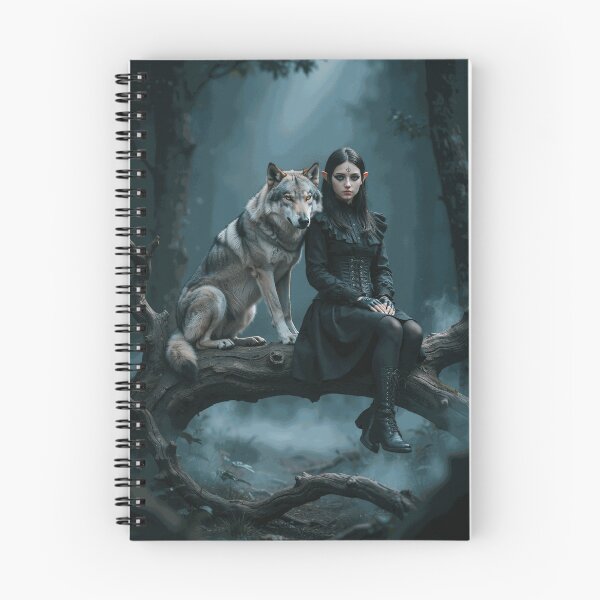 Item preview, The Wolfbound Guardian of the Midnight Grove designed and sold by AudenCrewe.