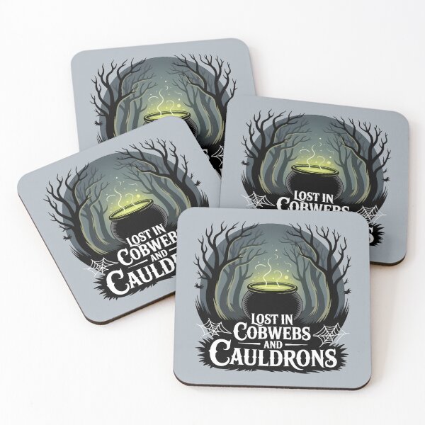 Item preview, Lost in Cobwebs and Cauldrons – Spooky Halloween Witch Design designed and sold by Jollys-ArtShop.