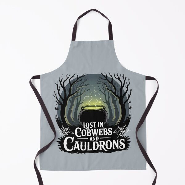 Item preview, Lost in Cobwebs and Cauldrons – Spooky Halloween Witch Design designed and sold by Jollys-ArtShop.