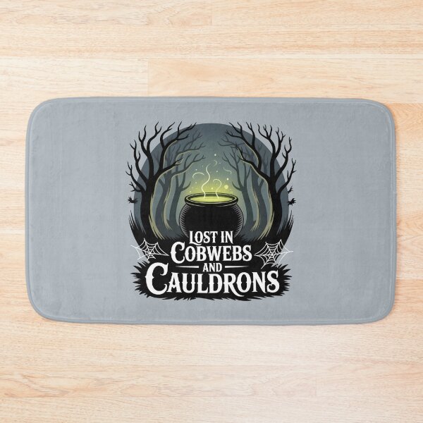 Item preview, Lost in Cobwebs and Cauldrons – Spooky Halloween Witch Design designed and sold by Jollys-ArtShop.