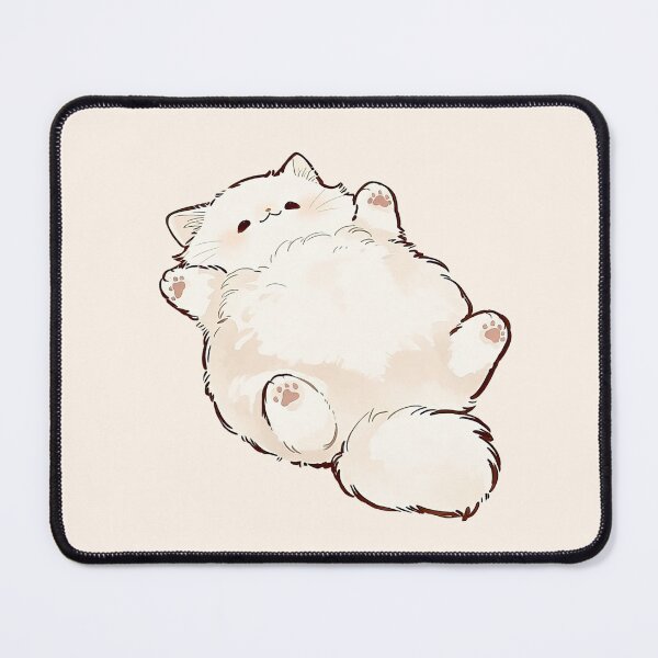 Item preview, Cute Fluffy Sleeping Kitten Kawaii Cat designed and sold by jianina-alondra.