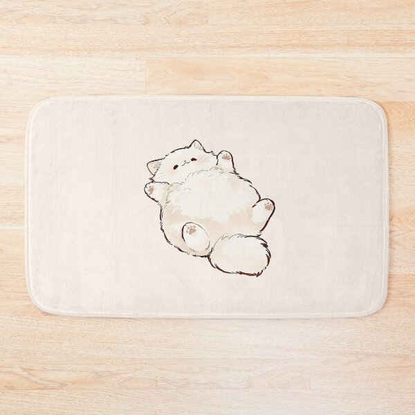 Item preview, Cute Fluffy Sleeping Kitten Kawaii Cat designed and sold by jianina-alondra.