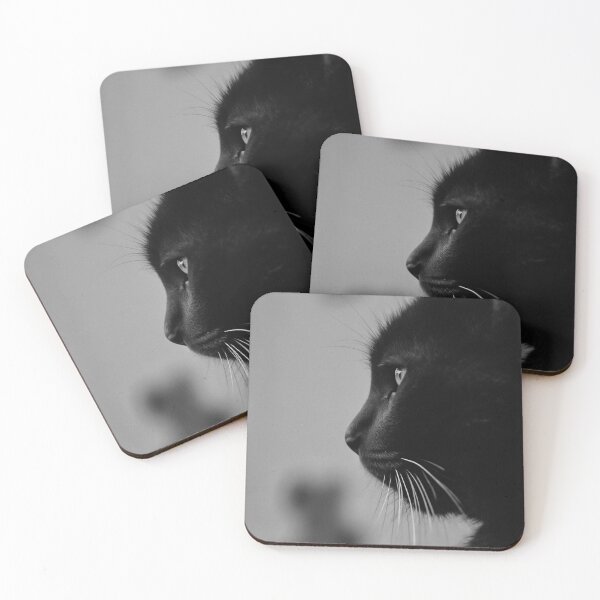 Item preview, Black Cat Side Profile designed and sold by store52.
