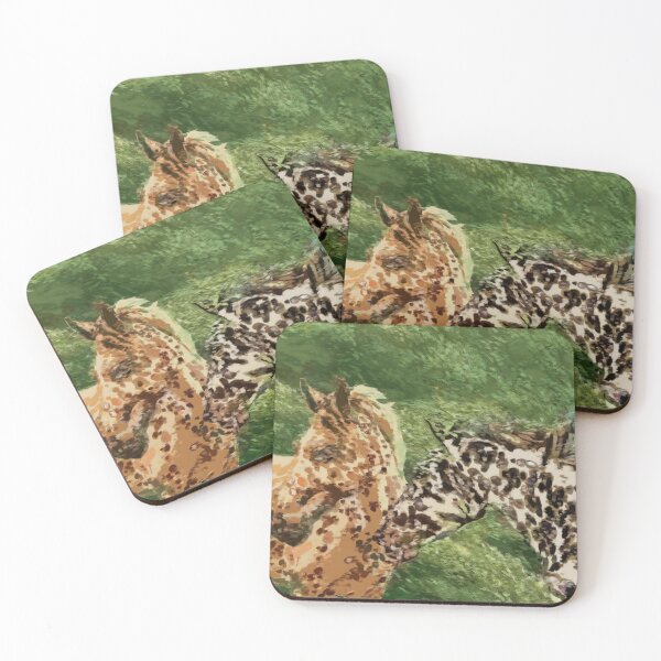 Item preview, Savannah Echoes – Modern Wild Spotted Horse designed and sold by 83oranges.com.