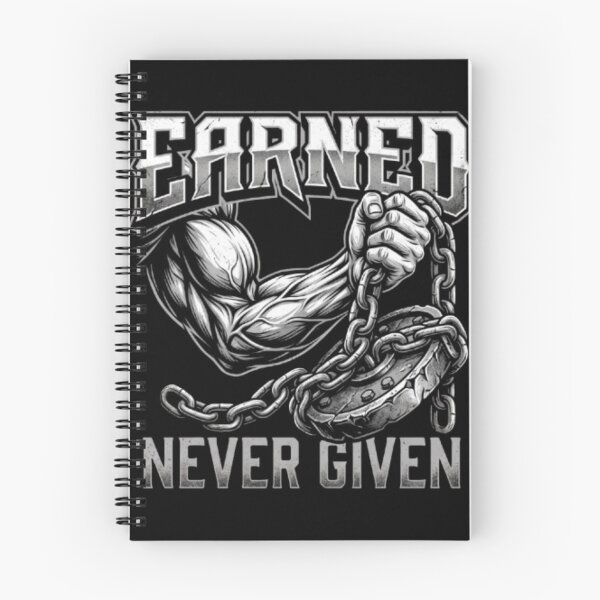Item preview, Earned Never Given Gym - Muscular Powerlifting Bicep Tee designed and sold by OLLI_STORE.