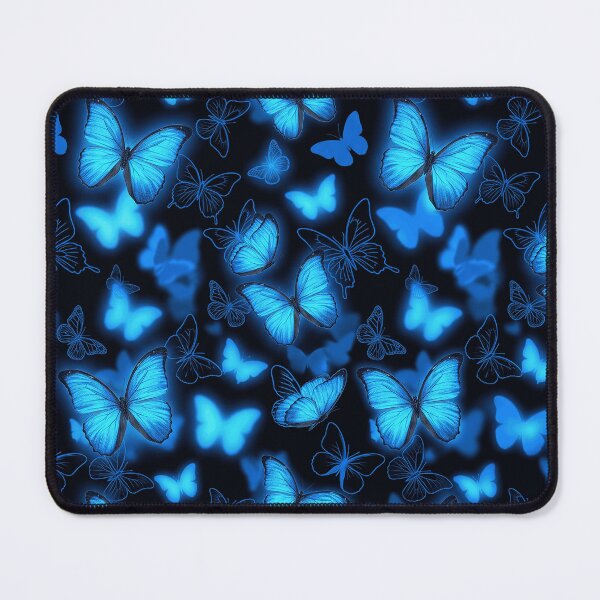 Item preview, Glowing Blue Morpho Butterfly Pattern designed and sold by Steele-Art.