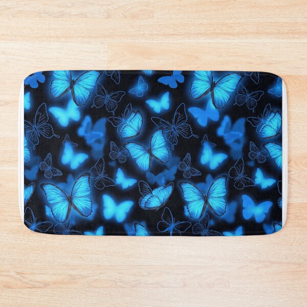 Item preview, Glowing Blue Morpho Butterfly Pattern designed and sold by Steele-Art.