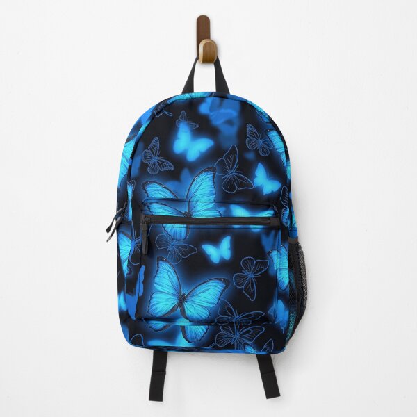 Item preview, Glowing Blue Morpho Butterfly Pattern designed and sold by Steele-Art.