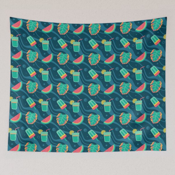 Item preview, Summer Tropical Seamless Pattern designed and sold by KAYJAY DESIGNS.