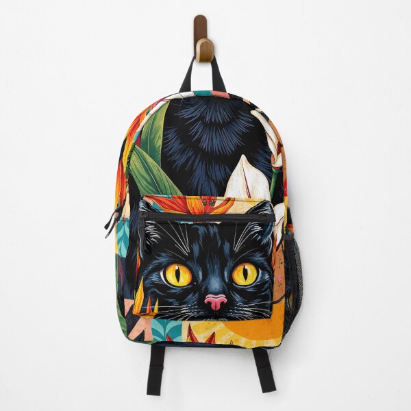 Item preview, Black Cat in Tropical Garden designed and sold by store52.