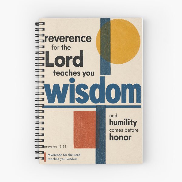 Item preview, Reverence for the Lord teaches you wisdom - Proverbs 15:33 designed and sold by LambsPath.