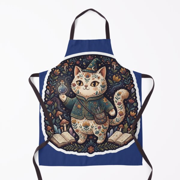 Item preview, Arcane Wizard Cat Illustration designed and sold by Iampoji.