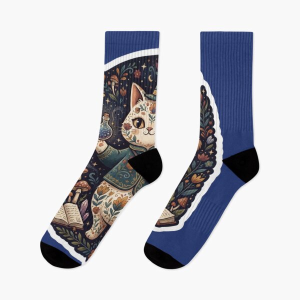 Item preview, Arcane Wizard Cat Illustration  designed and sold by Iampoji.