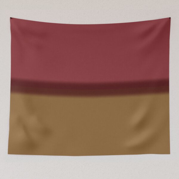 Item preview,  Burgundy and Camel Brown Color Block with Shadow designed and sold by pluielegere.