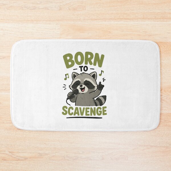 Item preview, Cute Raccoon Born to Scavenge | Kawaii Trash Panda Sticker | Funny Animal Gift designed and sold by bkeer abobkr.