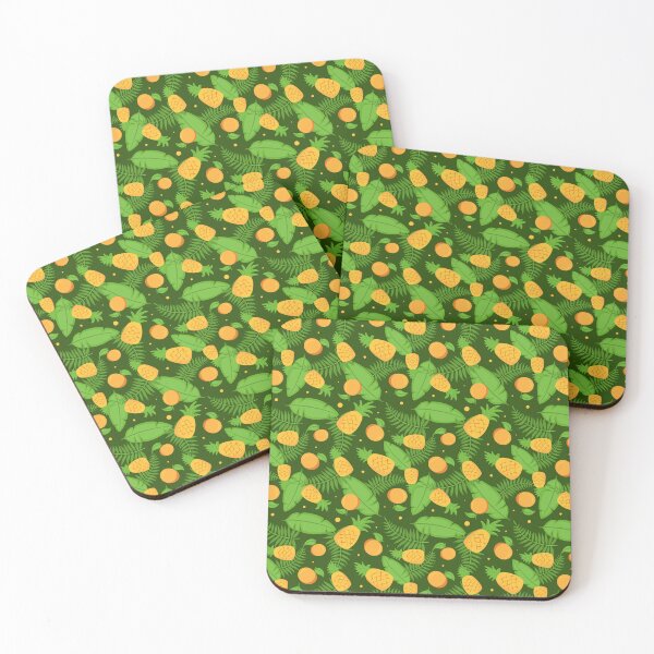 Item preview, Tropical Pineapple Seamless Pattern designed and sold by KAYJAY DESIGNS.