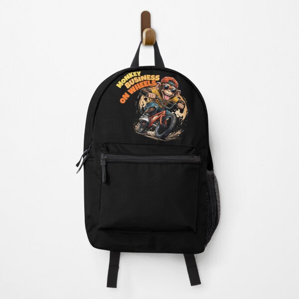 Item preview, Monkey Business On Wheels BMX Bike Mascot designed and sold by W&RParadise.