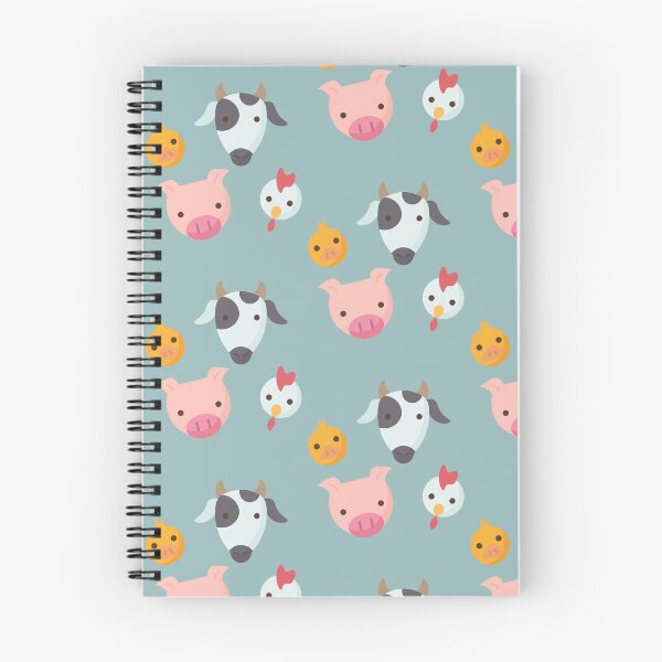 Item preview, Cute Farm Animals Kawaii Cartoon | Cow, Pig, Chicken, Chick, Animal Lover Gift designed and sold by Yesss-Mau.