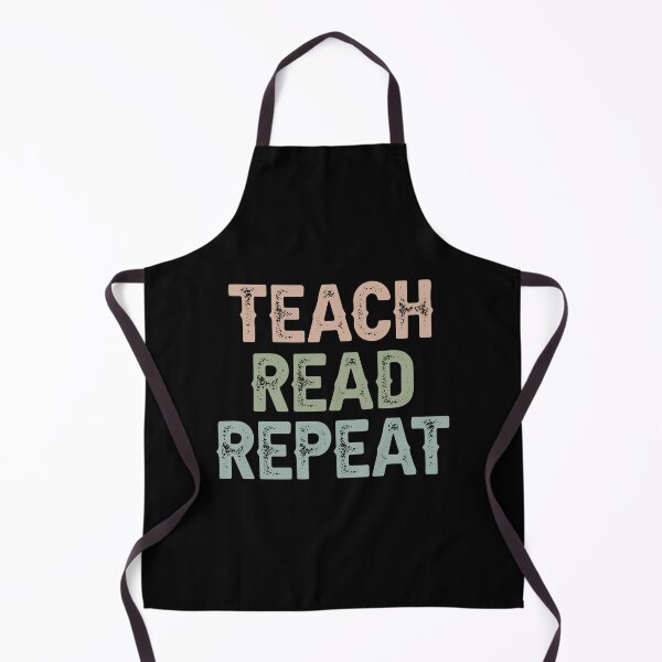 Item preview, Teach Read Repeat, Funny Reader Gift,teacher gift designed and sold by CloudyPress.