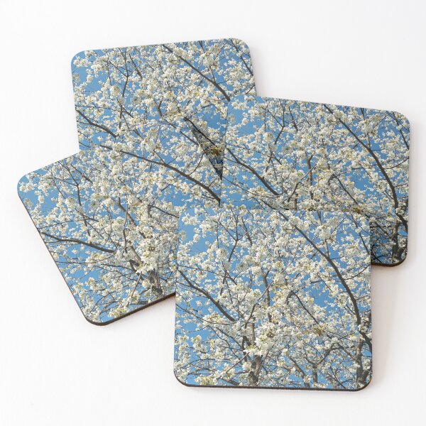 Item preview, White Cherry Blossom Tree Clear Blue Sky designed and sold by Nature Moments.