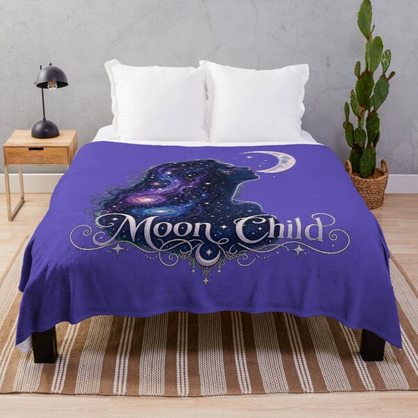 Item preview, Moon Child Celestial Galaxy Aesthetic Sticker designed and sold by Aliplus+.
