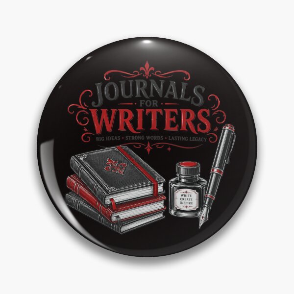 Item preview, Journals for Writing – Vintage Notebook & Fountain Pen Design designed and sold by Tadeusz1.