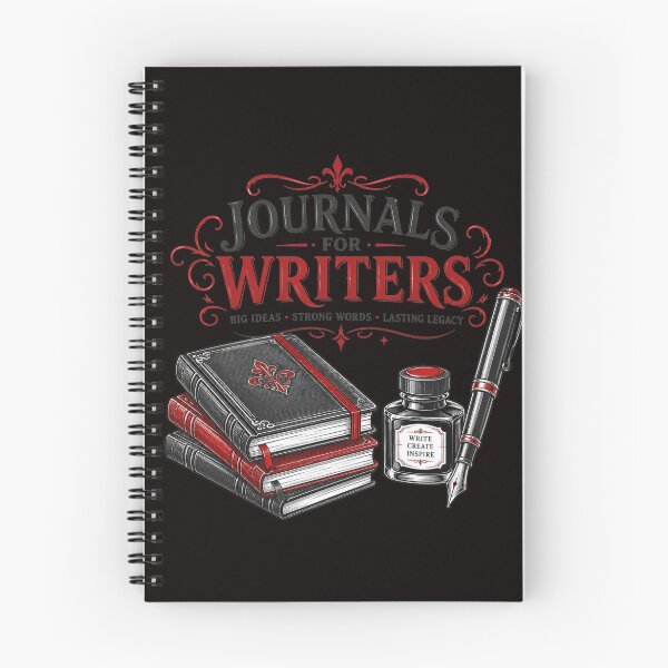 Item preview, Journals for Writing – Vintage Notebook & Fountain Pen Design designed and sold by Tadeusz1.