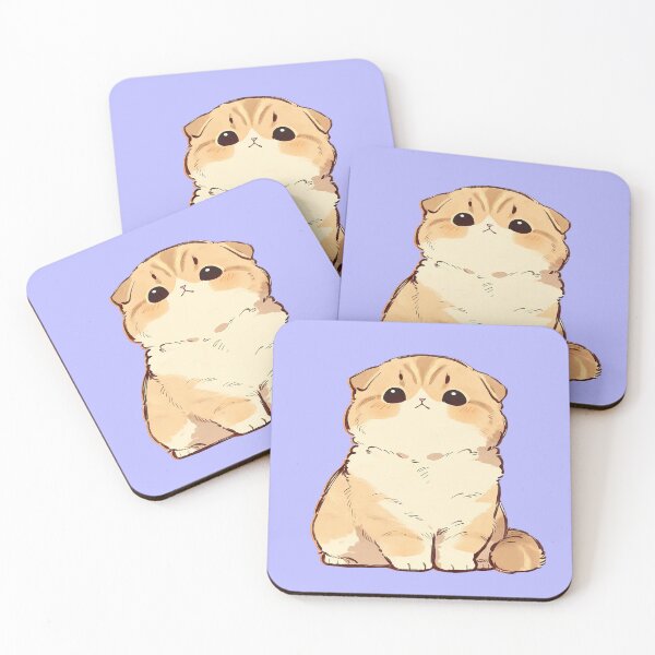 Item preview, Cute Folded Ear Kitten Illustration designed and sold by jianina-alondra.