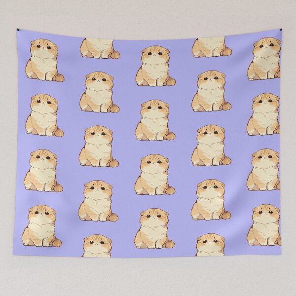 Item preview, Cute Folded Ear Kitten Illustration designed and sold by jianina-alondra.