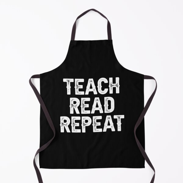 Item preview, Teach Read Repeat, Funny Reader Gift,teacher gift designed and sold by CloudyPress.