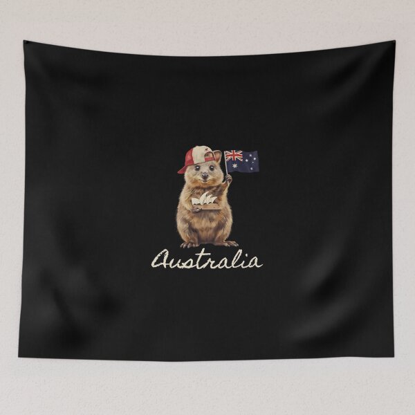 Item preview, Australia Quokka Australian Flag Sydney Opera House Mascot designed and sold by Enea Kelo.