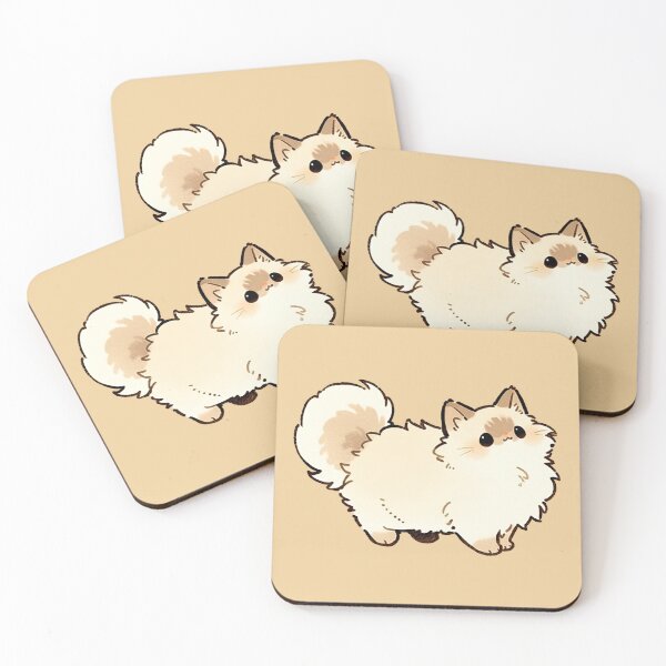 Item preview, Cute Fluffy Kitten Walking Illustration designed and sold by jianina-alondra.