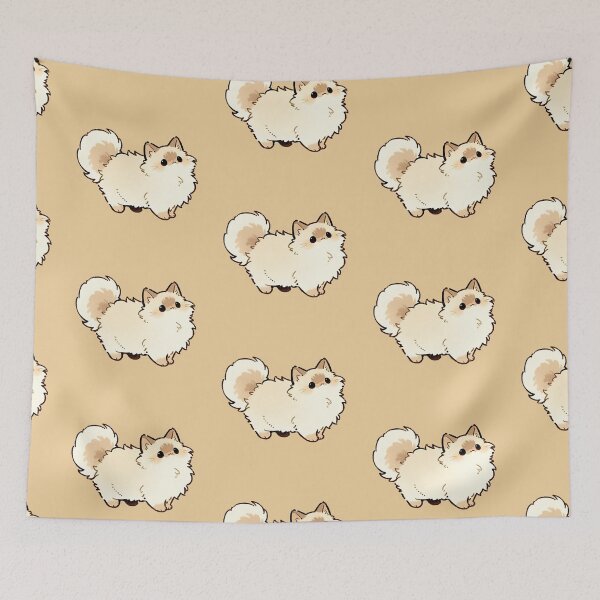 Item preview, Cute Fluffy Kitten Walking Illustration designed and sold by jianina-alondra.