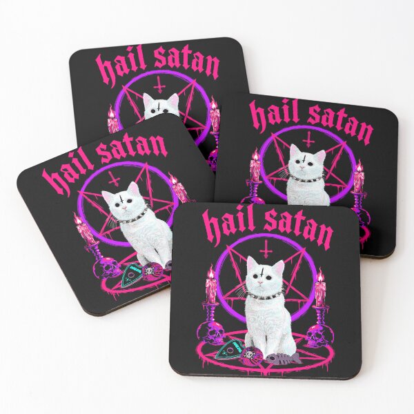 Item preview, Satanic Cat designed and sold by CasualAfterlife.