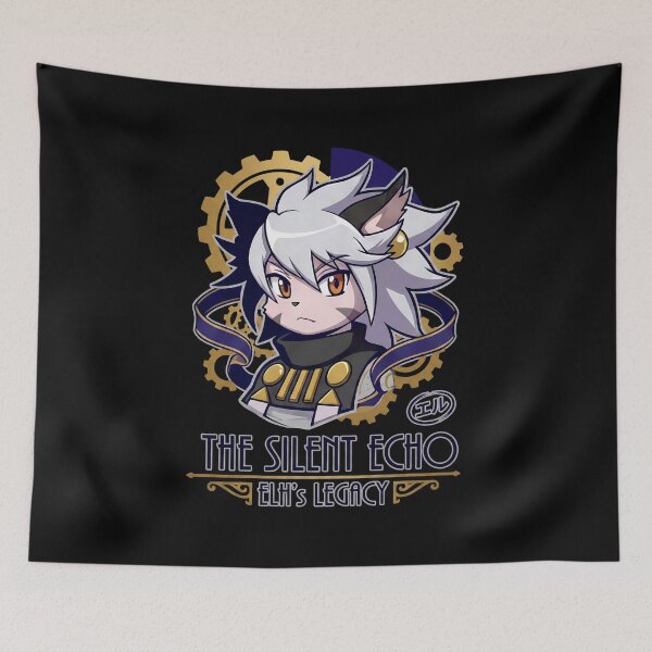 Item preview, Elh – The Silent Echo | Solatorobo Fan Art | Chibi Anime Cat designed and sold by CuteKats.