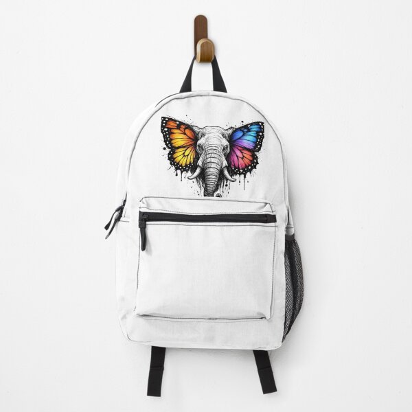 Item preview, Elephant Butterfly Fusion | Colorful  Art designed and sold by thesmilngnature.