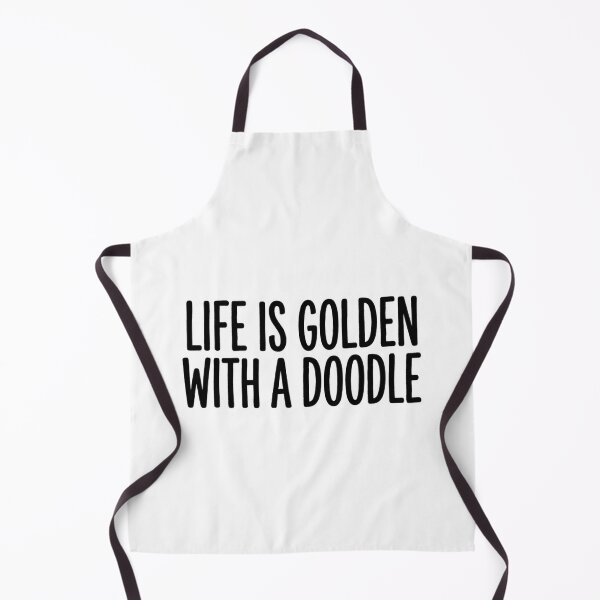 Item preview, Life Is Golden With A Doodle Cute Dog Lover Typography Art Gift designed and sold by raedattia.