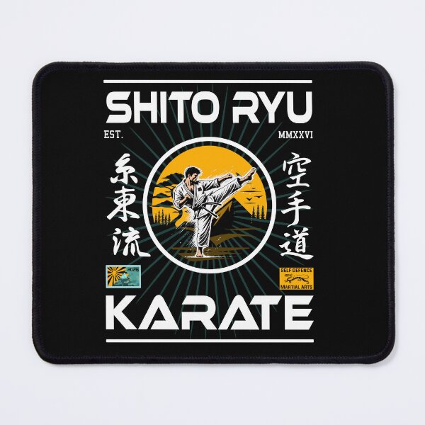 Item preview, Shito-Ryu Karate Fighter Shirt for real karateka designed and sold by RetroMaritalArt.