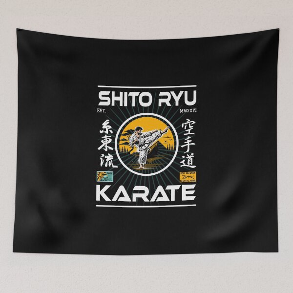 Item preview, Shito-Ryu Karate Fighter Shirt for real karateka designed and sold by RetroMaritalArt.