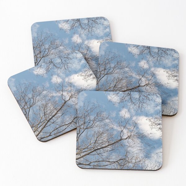 Item preview, Bare Tree Branches Blue Sky Clouds designed and sold by Nature Moments.