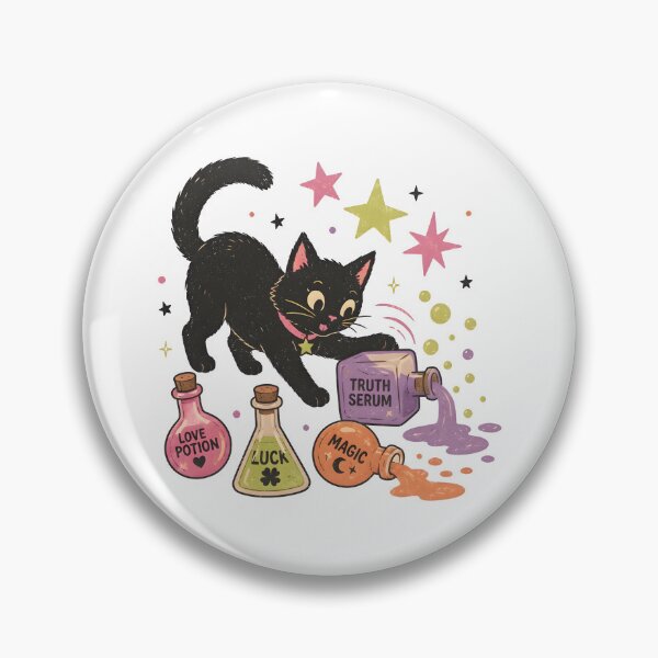 Item preview, Black Cat Magic Potion Shirt, Cute Witch Cat Graphic Tee, Halloween Spooky Kitty Vintage Shirt, Cottagecore Witch Gift, Comfort Colors designed and sold by Xtusdior.