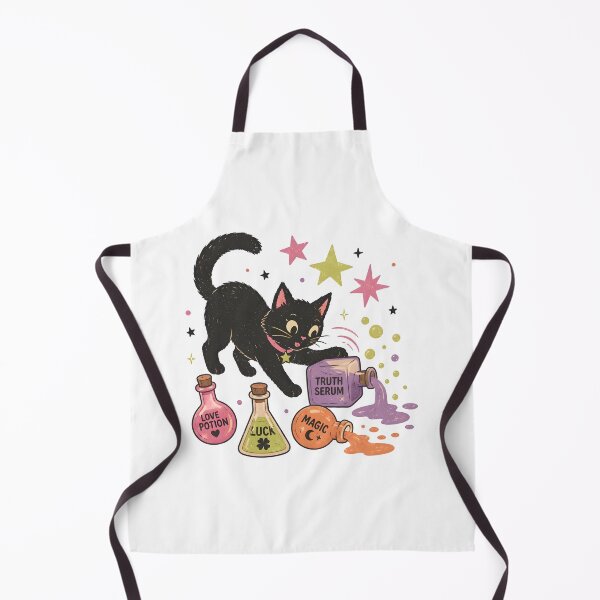 Item preview, Black Cat Magic Potion Shirt, Cute Witch Cat Graphic Tee, Halloween Spooky Kitty Vintage Shirt, Cottagecore Witch Gift, Comfort Colors designed and sold by Xtusdior.