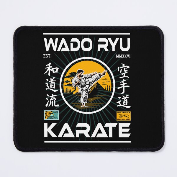 Item preview, Wado-Ryu Fighter Shirt for real karateka designed and sold by RetroMaritalArt.