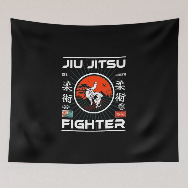 Item preview, Jiu Jitsu Shirt – Fighter Design with Fighting Spirit designed and sold by RetroMaritalArt.