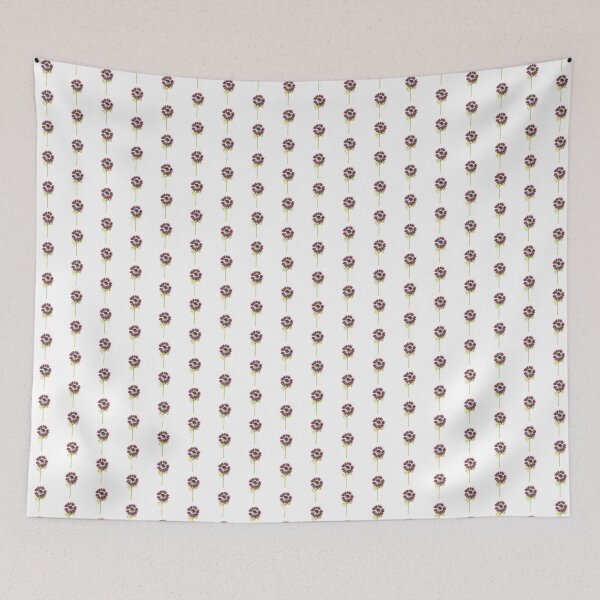 Item preview, Real Dried Anemone Flower Botanical Art Minimalist Nature Pattern designed and sold by Elżbieta  Kaps.