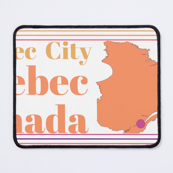 Item preview, Quebec City Quebec Canada City Marked On Map designed and sold by TheIconSmith.