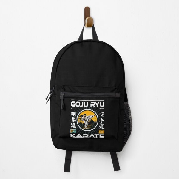 Item preview, Goju-Ryu Karate Design with Karateka and Kanji designed and sold by RetroMaritalArt.